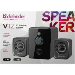 Акустическая система Defender V12 USB Black Фото 5