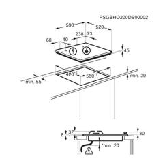 Варочная поверхность AEG HKB64420NB Фото 2
