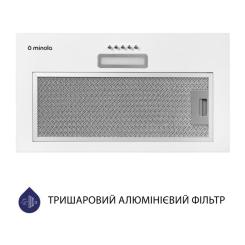 Вытяжка кухонная Minola HBI 5214 WH 700 LED Фото 3