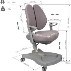 Детское кресло FunDesk Leone Grey Фото 9