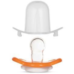 Пустышка Baboo Sea Life силіконова, 6+ міс (помаранчева) Фото 2