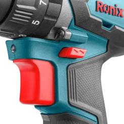Шуруповерт Ronix ударний акумуляторний 20В, 2Ah х 2 Фото 6