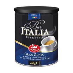 Кофе SAQUELLA Bar Italia Gran Gusto молотый 250 г Фото