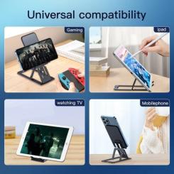 Подставка для планшета Choetech + для смартфона, настольная, универсальная Фото 7