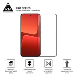 Стекло защитное Armorstandart Pro Xiaomi 13T 5G Black Фото 1
