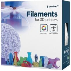 Пластик для 3D-принтера Gembird PLA+, 1.75 мм, 1 kg, Black Фото 2