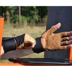 Перчатки для фитнеса MadMax MFG-269 Professional Brown M Фото 6
