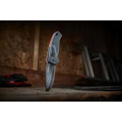Нож Milwaukee HARDLINE Smooth викидний з гладким лезом Фото 5