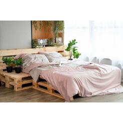 Пододеяльник Ardesto Mix&Match сатин 200х220 см пудра Фото 11