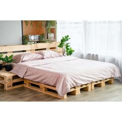 Пододеяльник Ardesto Mix&Match сатин 200х220 см пудра Фото 7