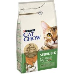 Сухой корм для кошек Purina Cat Chow Sterilised з індичкою 1.5 кг Фото