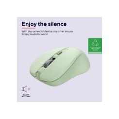 Мышка Trust Mydo Silent Wireless Green Фото 4