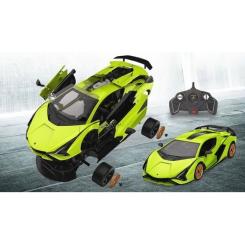 Радиоуправляемая игрушка Rastar Lamborghini Sian конструктор 1:18 Фото 7