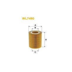 Фильтр масляный Wixfiltron WL7490 Фото