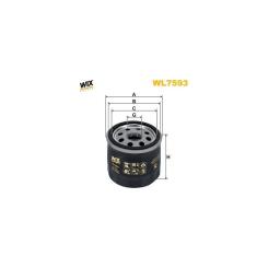 Фильтр масляный Wixfiltron WL7593 Фото