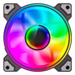 Кулер для корпуса Gamemax Dual Ring Infinity BK Фото 1