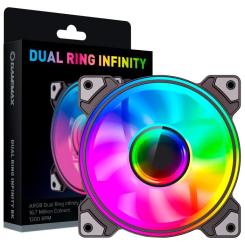 Кулер для корпуса Gamemax Dual Ring Infinity BK Фото 6