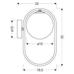 Бра Candellux 21-10179 Cordel Фото 8