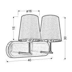 Бра Candellux 22-53510 MILONGA Фото 1