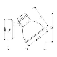 Бра Candellux 91-72115 ZUMBA Фото 1