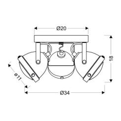 Спот Candellux 98-71095 FRODO Фото 1