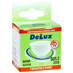Лампочка Delux JCDR 3Вт 4000K 220В GU5.3 Фото 1