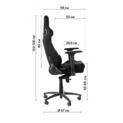 Кресло игровое GT Racer X-0712 Shadow Black Фото 10