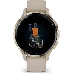 Смарт-часы Garmin Venu 3S, French Gray + Soft Gold, GPS Фото 7