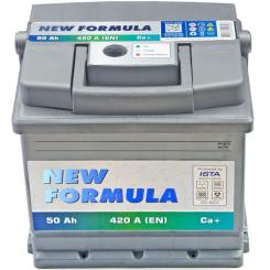 Аккумулятор автомобильный NEW FORMULA 50Ah (+/-) 420EN Фото 1