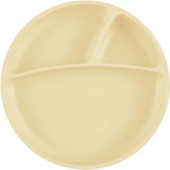 Тарелка детская MinikOiOi Portions секційна Mellow Yellow Фото