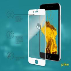 Стекло защитное Piko Full Glue Apple iPhone 7 white Фото 3