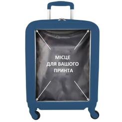 Чемодан Semi Line Прозора панель 20" S Синя Фото 2