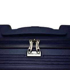 Чемодан Semi Line Прозора панель 20" S Синя Фото 5
