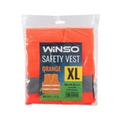 Жилет сигнальный WINSO оранжевий, XL Фото 1