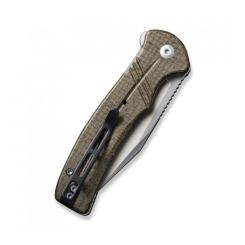 Нож Civivi Cogent Bead Blast Dark Micarta Фото 6
