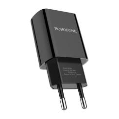Зарядное устройство BOROFONE BA20A Sharp charger set(Type-C) Black Фото 3