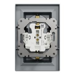 Розетка Schneider Electric ASFORA с заземлением двойная сталь 16А Фото 7