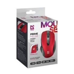 Мышка Defender Prime MB-053 Silent Wireless Red Фото 4