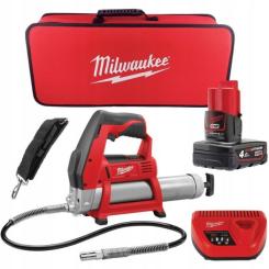Шприц для смазки Milwaukee M12 GG-401B, Li-Ion 4Ah\ Фото
