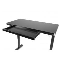 Компьютерный стол Barsky StandUp black glass 1200*600 Фото 7