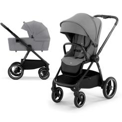 Коляска Kinderkraft 2 в 1 Nea Platinum Grey (KSNEA000GRY2000) Фото