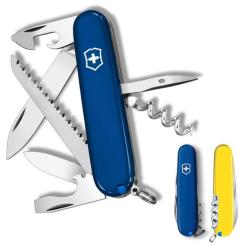 Нож Victorinox Camper Ukraine 91 мм Синьо-жовтий Фото 1