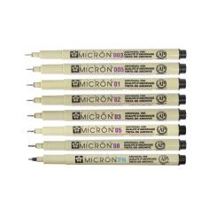 Лайнер Sakura Pigma Micron (0.05) 0,2мм Черный Фото 2