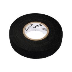 Изоляционная лента Yato тканевая, 15м х 19мм, черная Фото