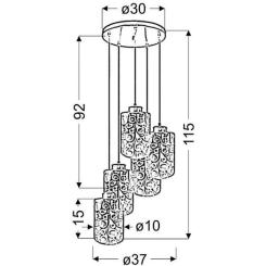 Люстра Candellux NOCTURNO Фото 1