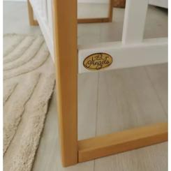 Кроватка Angelo Люкс-12 бело-буковый Фото 3