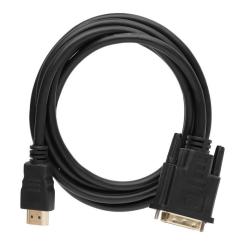 Кабель мультимедийный Dynamode HDMI M to DVI M 1.8m 24+1pin Фото 1