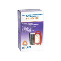 Фонарь Delux REL-104 (6V4,5Ah) 36 LED 12W+1W Фото 3