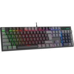 Клавиатура GamePro MK105R LED Red Switch USB Black Фото 1