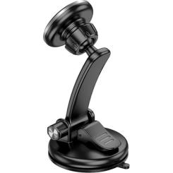 Универсальный автодержатель BOROFONE BH64, Black/Silver, Box Фото 3